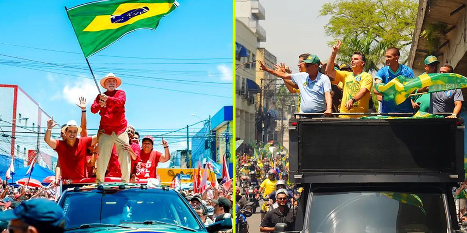 Imagem relacionada à notícia: Lula faz comício em Natal e Flávio participa de moto-carreata no Rio
