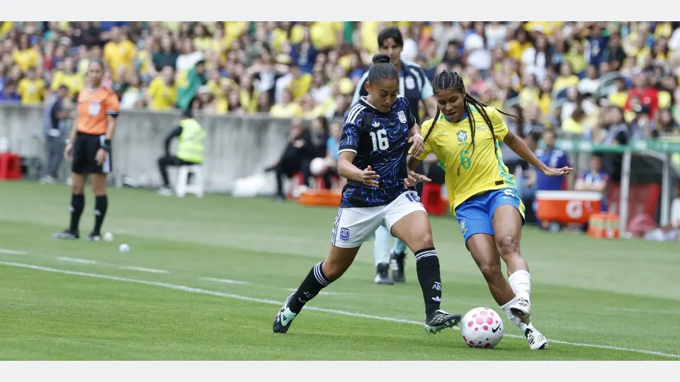 Seleção feminina vence por 3 a 1 primeiro de dois amistosos contra a Argentina - outubro/2026