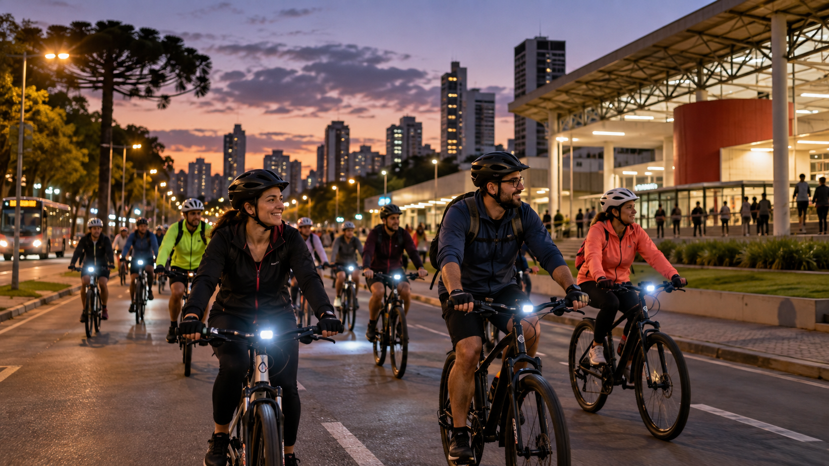 Pedala Noturno do Boqueirão tem edição gratuita nesta segunda-feira em Curitiba