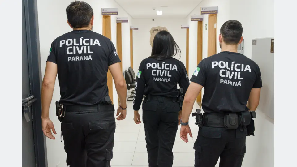 Imagem ilustrativa de investigação policial relacionada a homicídio no Cajuru, em Curitiba.