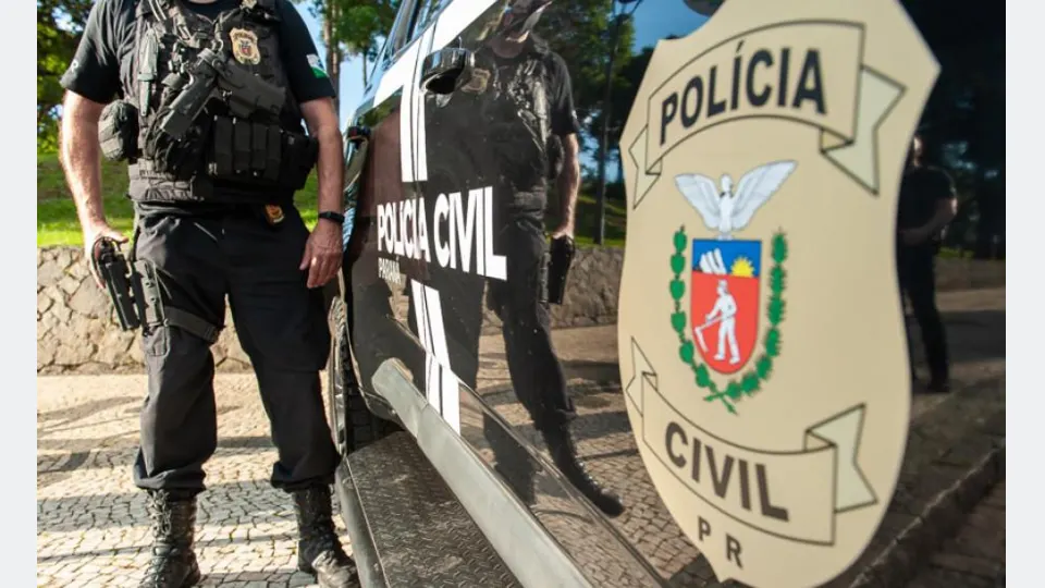 Operação da Polícia Civil em Campo Magro, na Região Metropolitana de Curitiba, que resultou em três prisões em 29 de outubro de 2026.