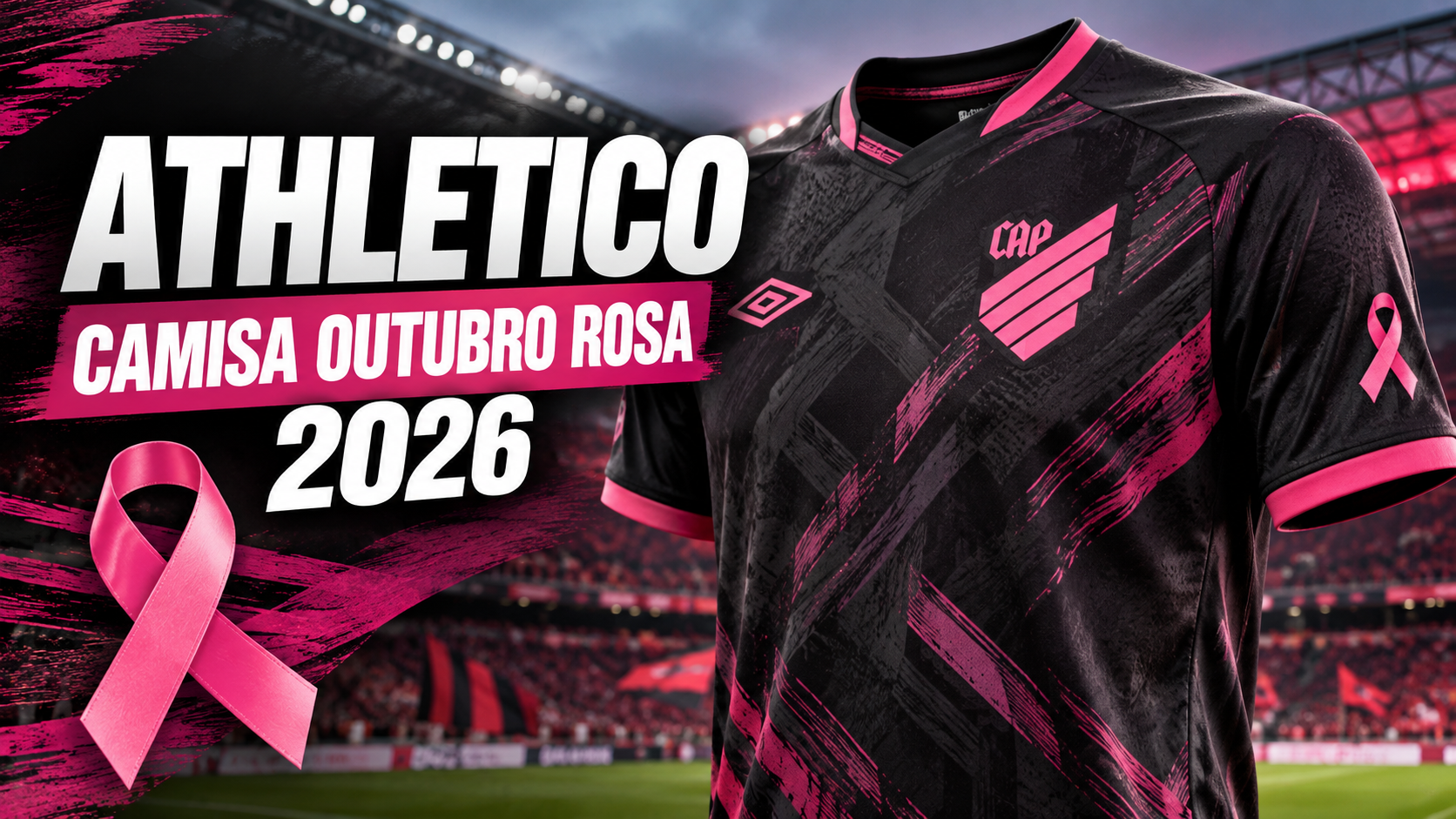 Athletico lança camisa especial do Outubro Rosa 2026; veja preços e detalhes