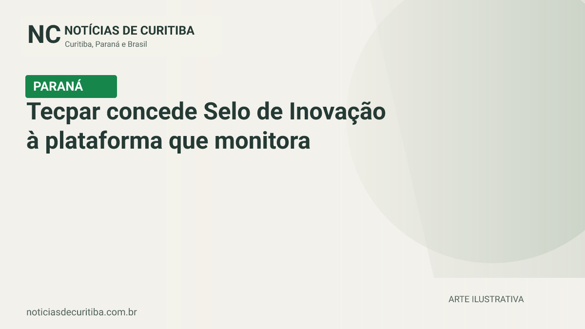 Capa do Notícias de Curitiba para matéria sobre Tecpar concede Selo de Inovação à plataforma que monitora dengue, chikungunya e zika.