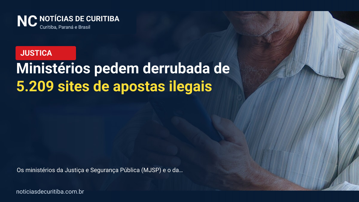 Ministérios pedem derrubada de 5.209 sites de apostas ilegais