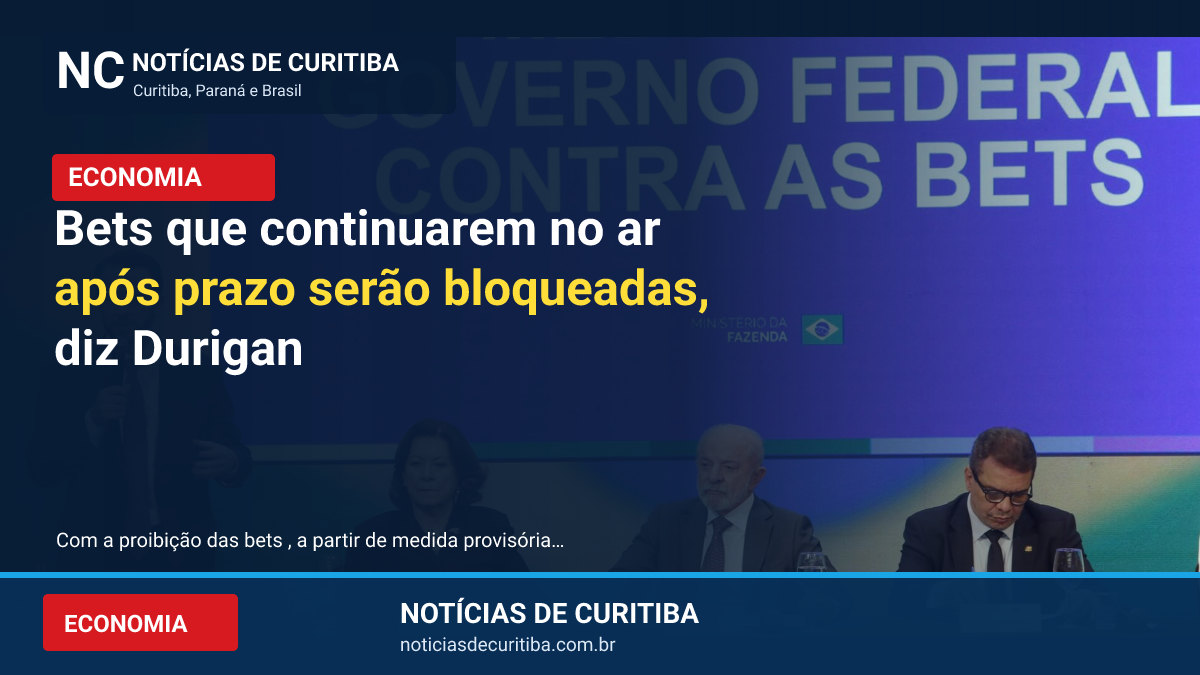 Bets que continuarem no ar após prazo serão bloqueadas, diz Durigan