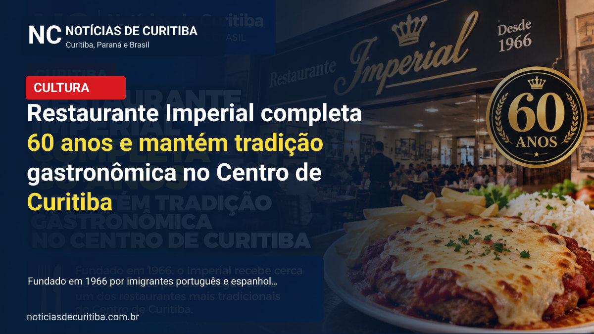 Restaurante Imperial completa 60 anos e mantém tradição gastronômica no Centro de Curitiba