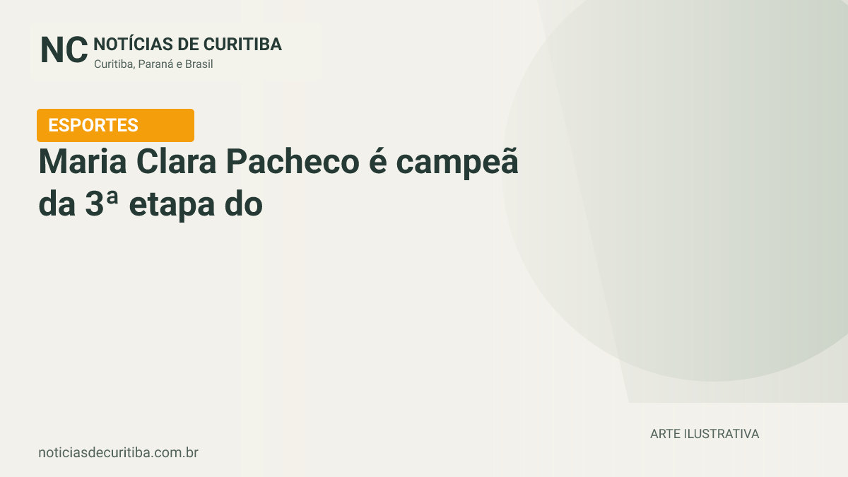 Maria Clara Pacheco é campeã da 3ª etapa do Grand Prix, em Paris
