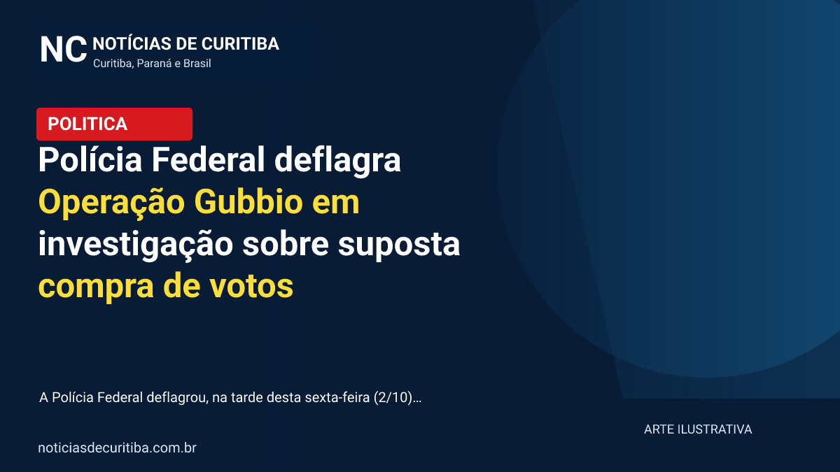 Polícia Federal deflagra Operação Gubbio em investigação sobre suposta compra de votos