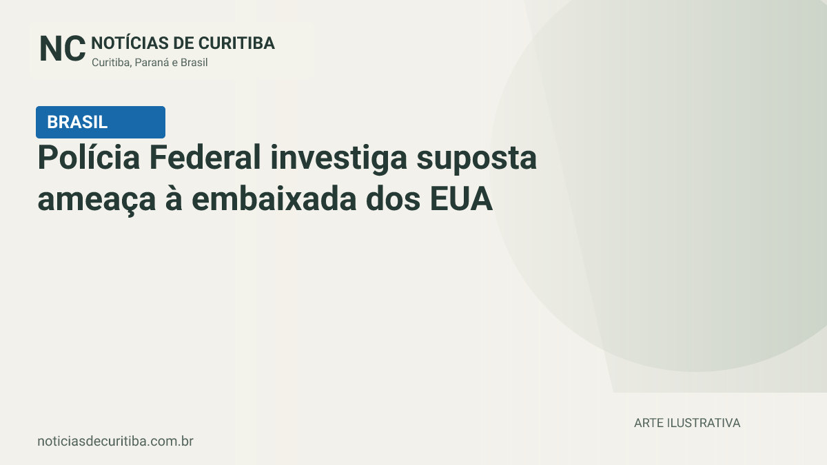 Polícia Federal investiga suposta ameaça à embaixada dos EUA