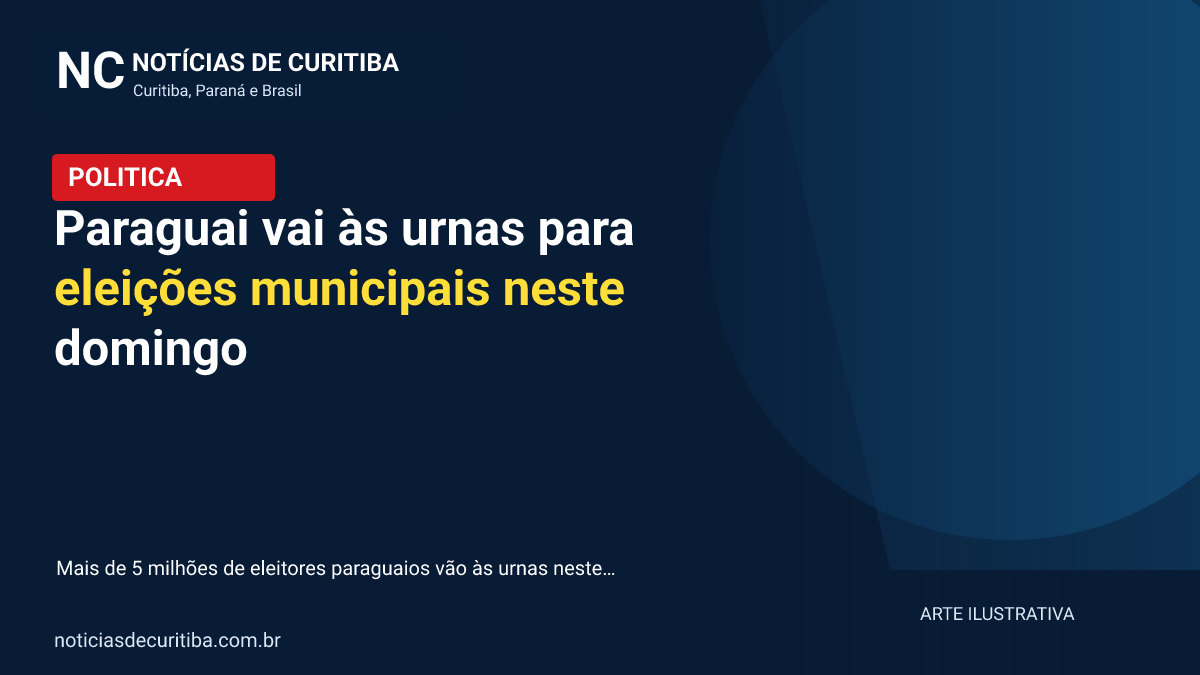 Capa ilustrativa de Política: Paraguai vai às urnas para eleições municipais neste domingo