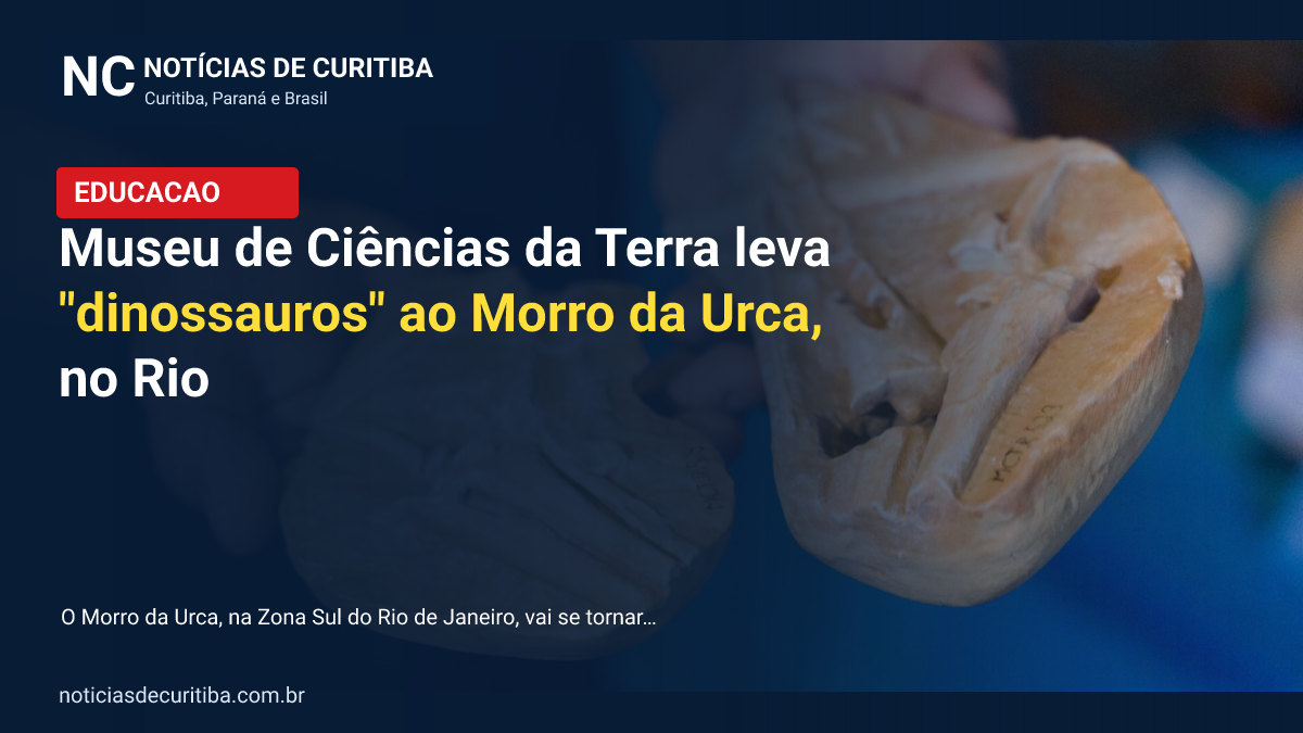 Capa da matéria sobre Museu de Ciências da Terra leva "dinossauros" ao Morro da Urca, no Rio publicada pelo Notícias de Curitiba
