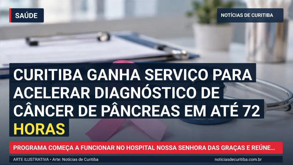 Capa da matéria sobre Curitiba ganha serviço para acelerar diagnóstico de câncer de pâncreas em até 72 horas publicada pelo Notícias de Curitiba