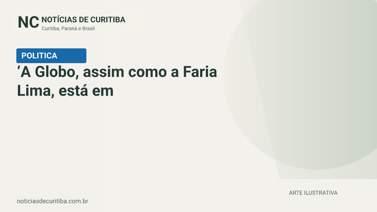 ‘A Globo, assim como a Faria Lima, está em campanha pelo Flávio Bolsonaro’, diz cientista político