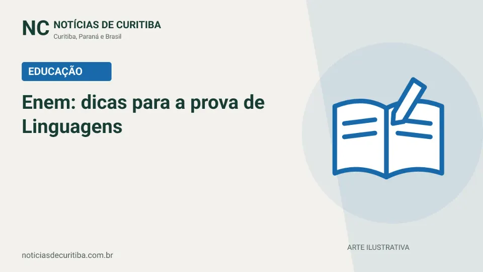 Capa do Notícias de Curitiba para matéria sobre Interpretação é a base da prova de Linguagens do Enem; veja dicas.