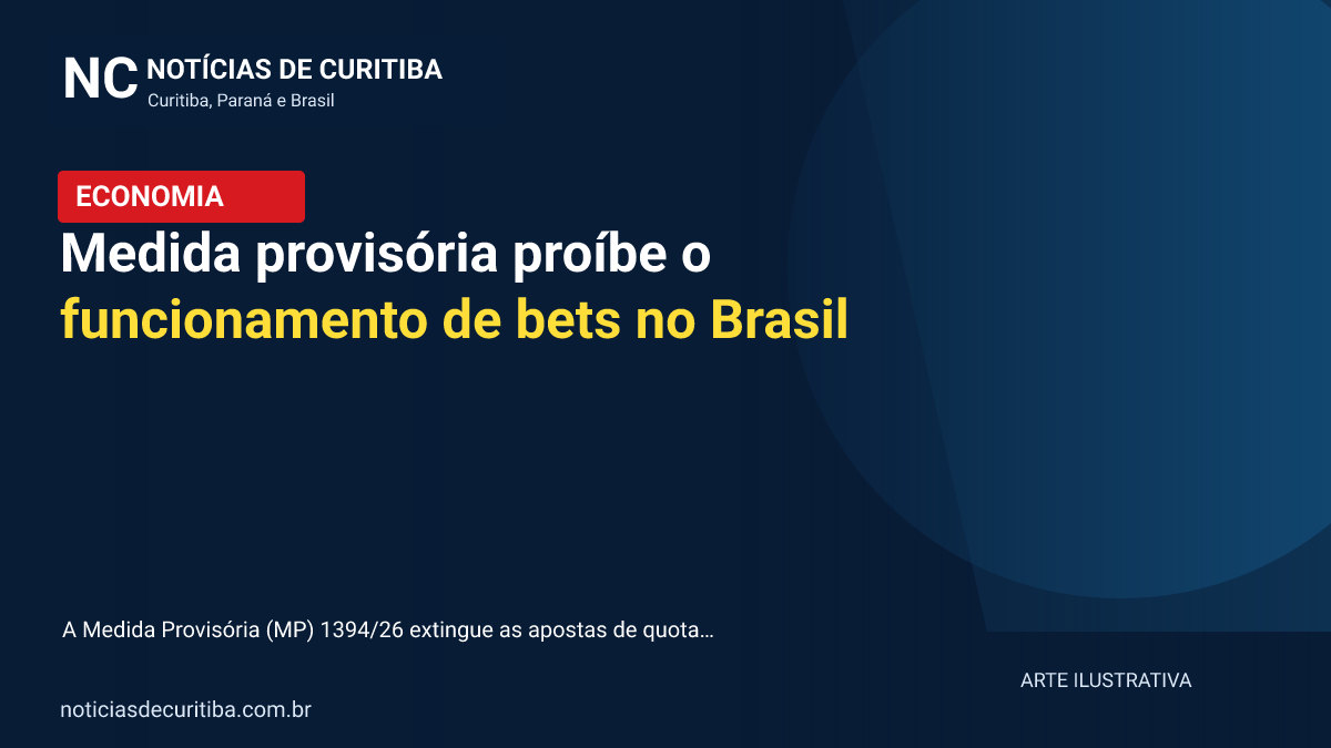 Medida provisória proíbe o funcionamento de bets no Brasil
