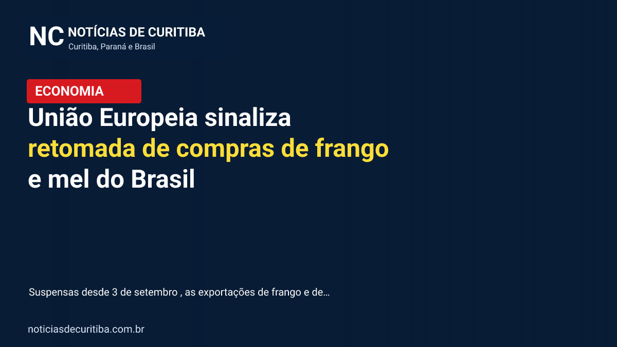 União Europeia sinaliza retomada de compras de frango e mel do Brasil