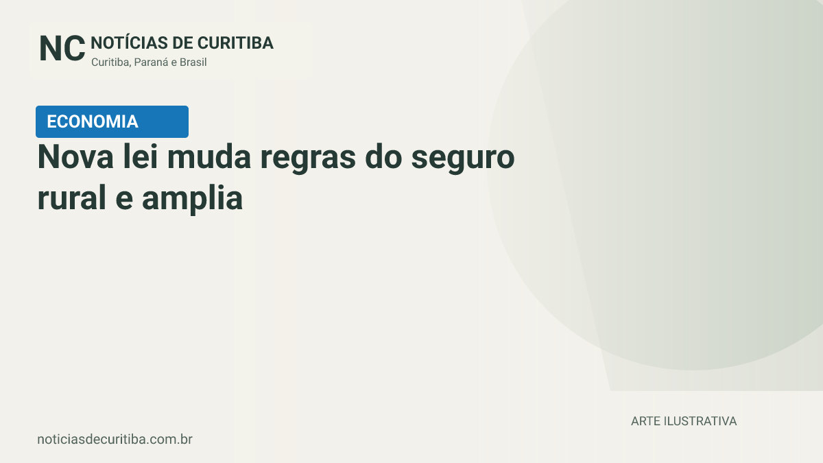 Capa do Notícias de Curitiba para matéria sobre Nova lei muda regras do seguro rural e amplia benefícios para produtores.
