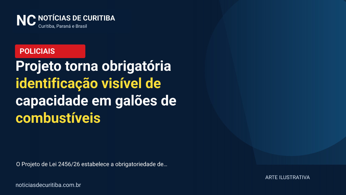 Projeto torna obrigatória identificação visível de capacidade em galões de combustíveis