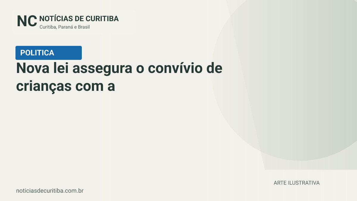 Capa do Notícias de Curitiba para matéria sobre Nova lei assegura o convívio de crianças com a natureza.
