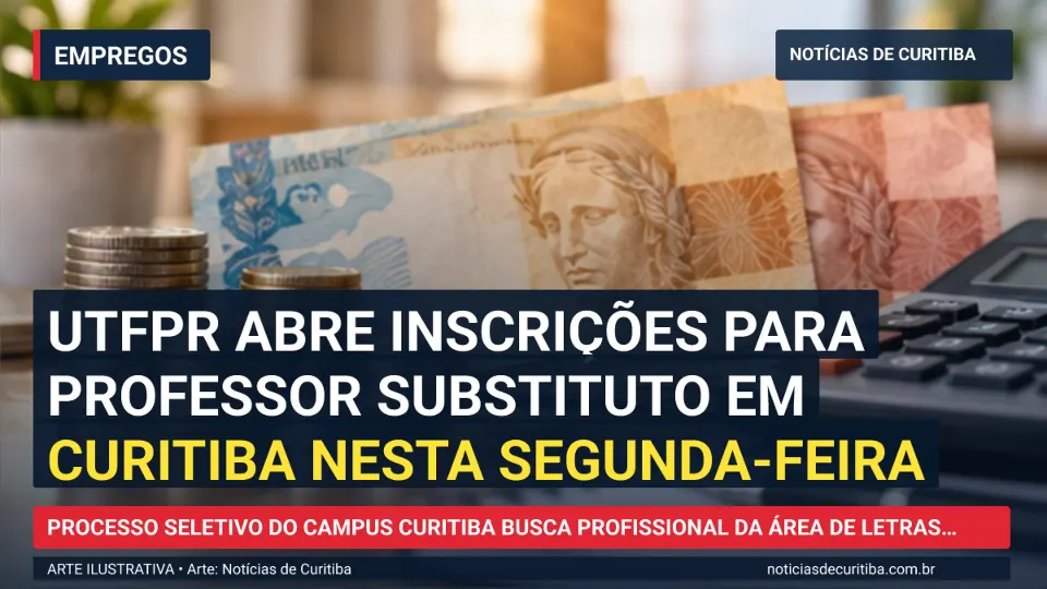 Capa da matéria sobre UTFPR abre inscrições para professor substituto em Curitiba nesta segunda-feira publicada pelo Notícias de Curitiba