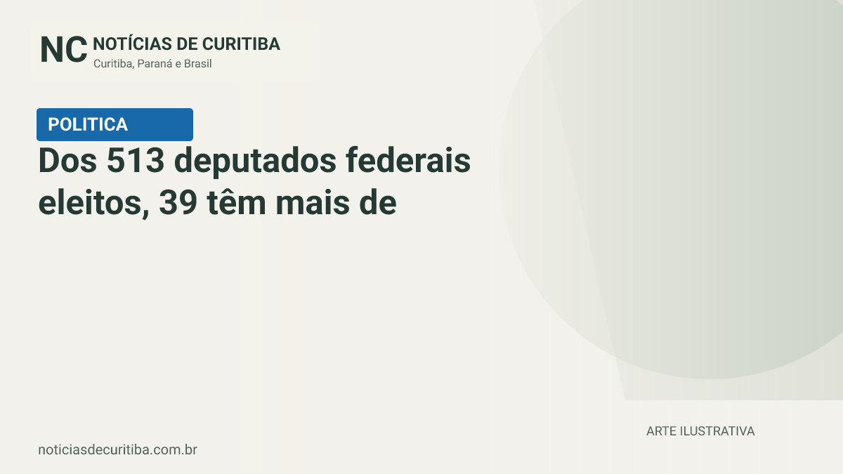 Capa do Notícias de Curitiba para matéria sobre Dos 513 deputados federais eleitos, 39 têm mais de 1 milhão de seguidores no Instagram.