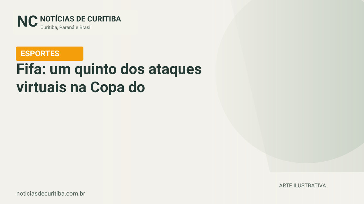Capa do Notícias de Curitiba para matéria sobre Fifa: um quinto dos ataques virtuais na Copa do Mundo foi racista.