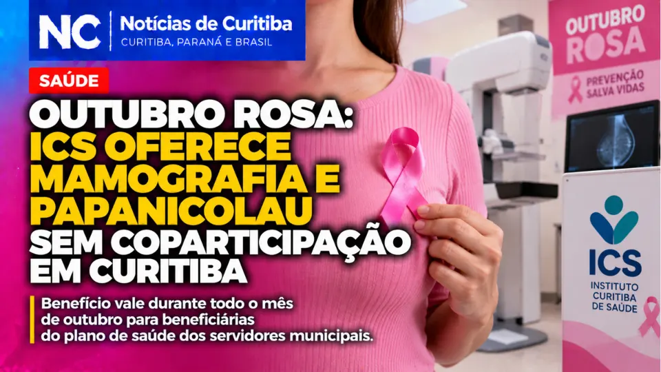 Outubro Rosa: ICS oferece mamografia e Papanicolau sem coparticipação em Curitiba