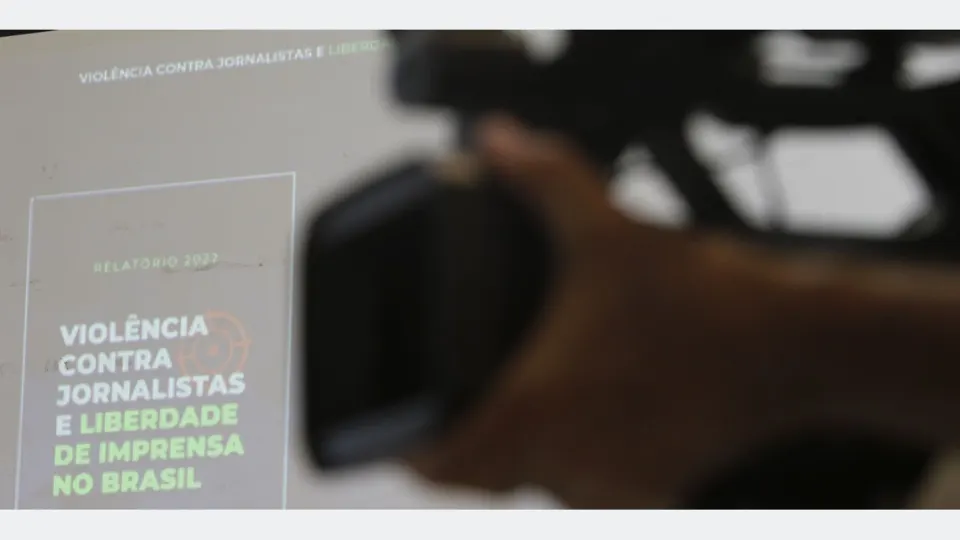 Divulgação do Relatório da Violência contra Jornalistas e Liberdade de Imprensa no Brasil 2022, no Sindicato dos Jornalistas.