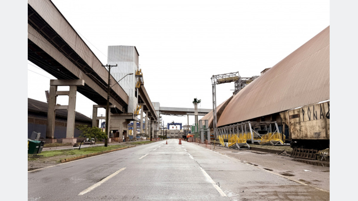 Primeira interligação do Moegão com terminal privado será feita neste domingo