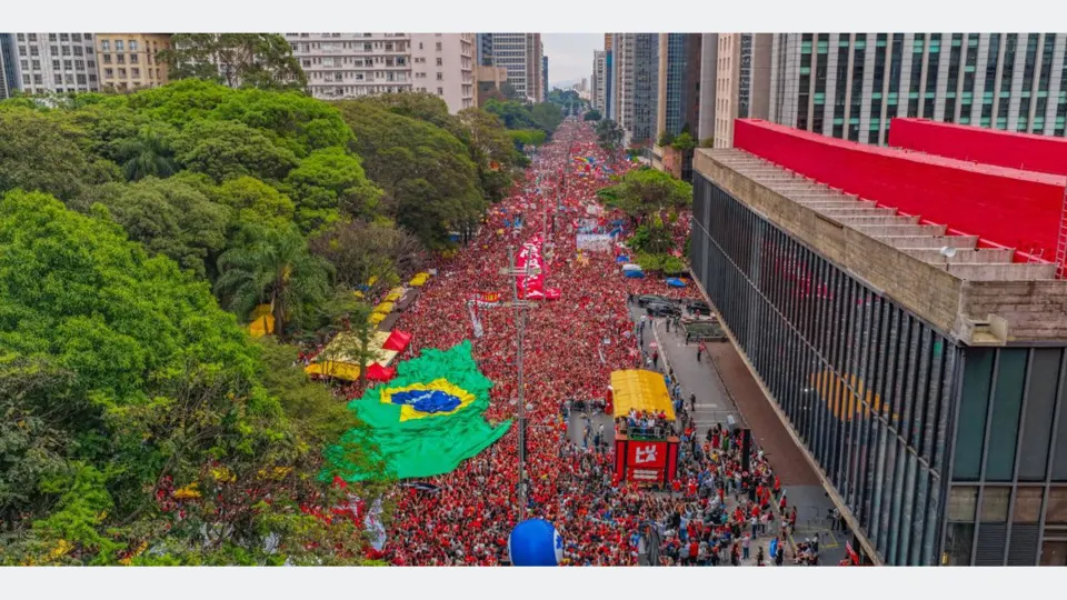 11.10.2026 - Presidente da República, Luiz Inácio Lula da Silva, durante ato ”Lula em São Paulo, O Brasil Pronto Pra Mais” na Avenida Paulista, em São Paulo - SP. 
Foto: Ricardo Stuckert