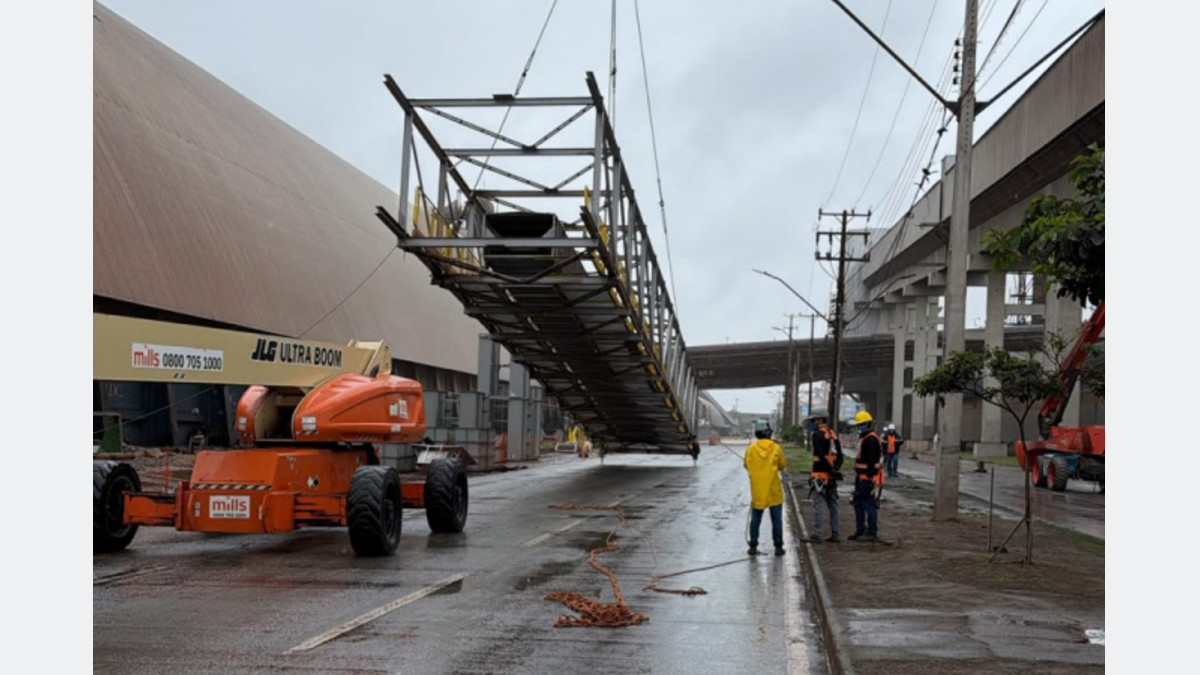 Imagem relacionada à reportagem Porto de Paranaguá realiza primeira conexão do Moegão com terminal privado