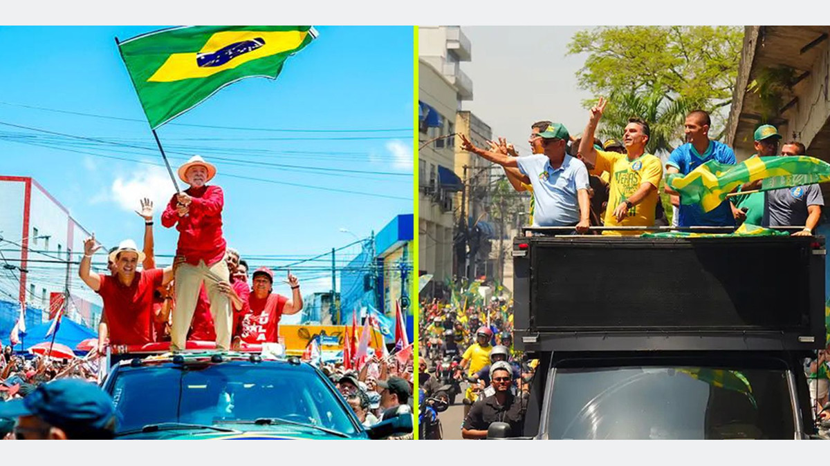Lula faz comício em Natal e Flávio participa de moto-carreata no Rio