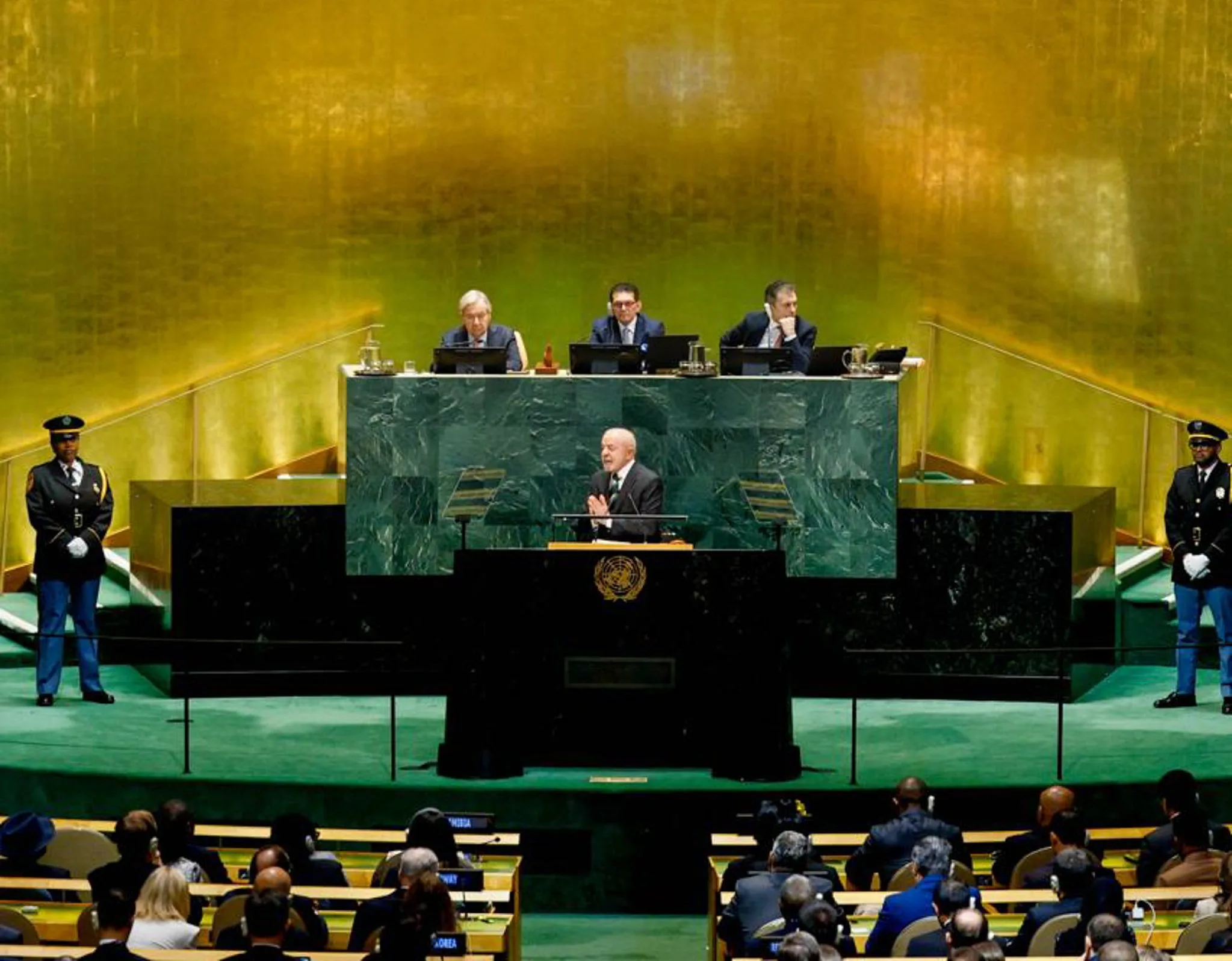 Imagem relacionada à reportagem Lula e Trump expõem visões antagônicas da ordem global em discursos na abertura da ONU