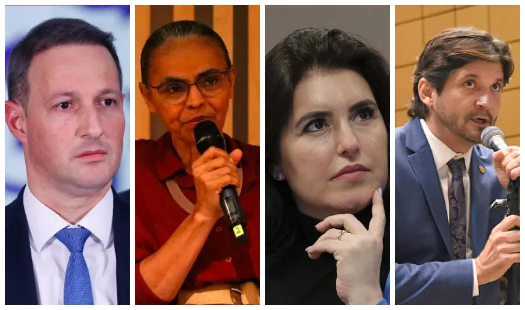 Imagem relacionada à reportagem Paraná Pesquisas: Tebet, Derrite, Marina e André do Prado aparecem empatados na disputa ao Senado por SP