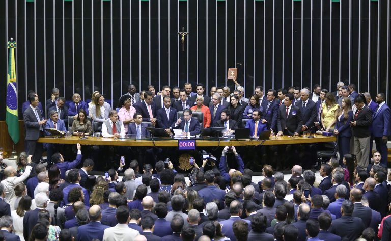 Imagem relacionada à reportagem Integrantes da Mesa Diretora se elegem para novo mandato na Câmara