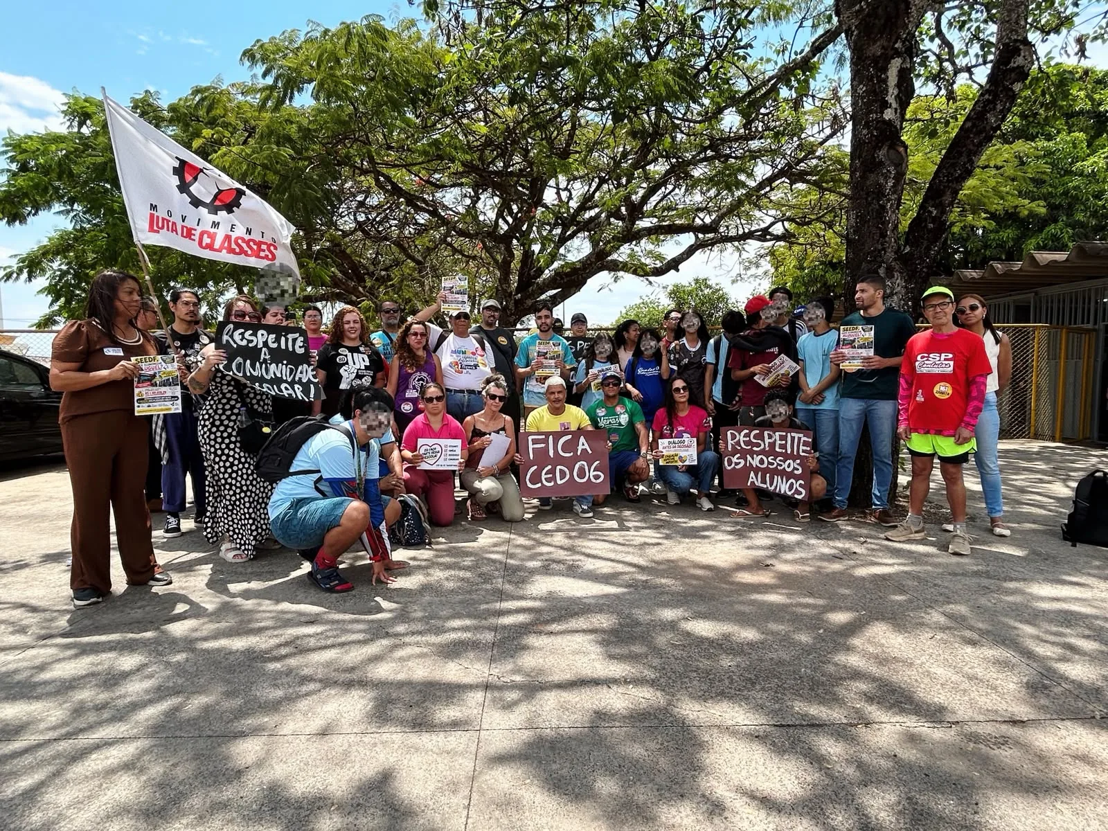 Imagem relacionada à reportagem Comunidade ocupa escola contra mudanças e cobra permanência da unidade no DF