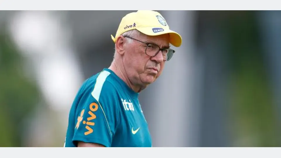 Carlo Ancelotti, técnico da Seleção Brasileira