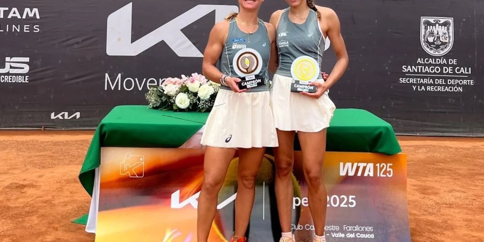 Brasileiras Laura Pigossi e Ana Candiotto conquistam título no WTA 125 de Cali