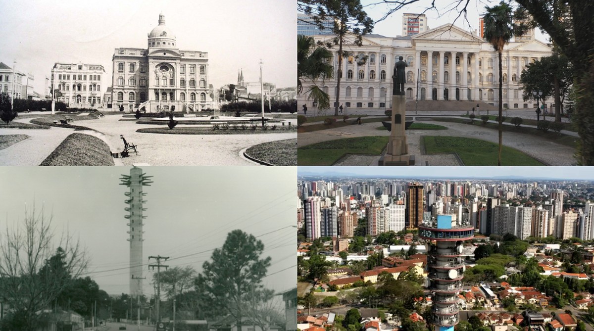 Curitiba celebra 332 anos com memórias históricas e imagens que revelam as transformações da cidade