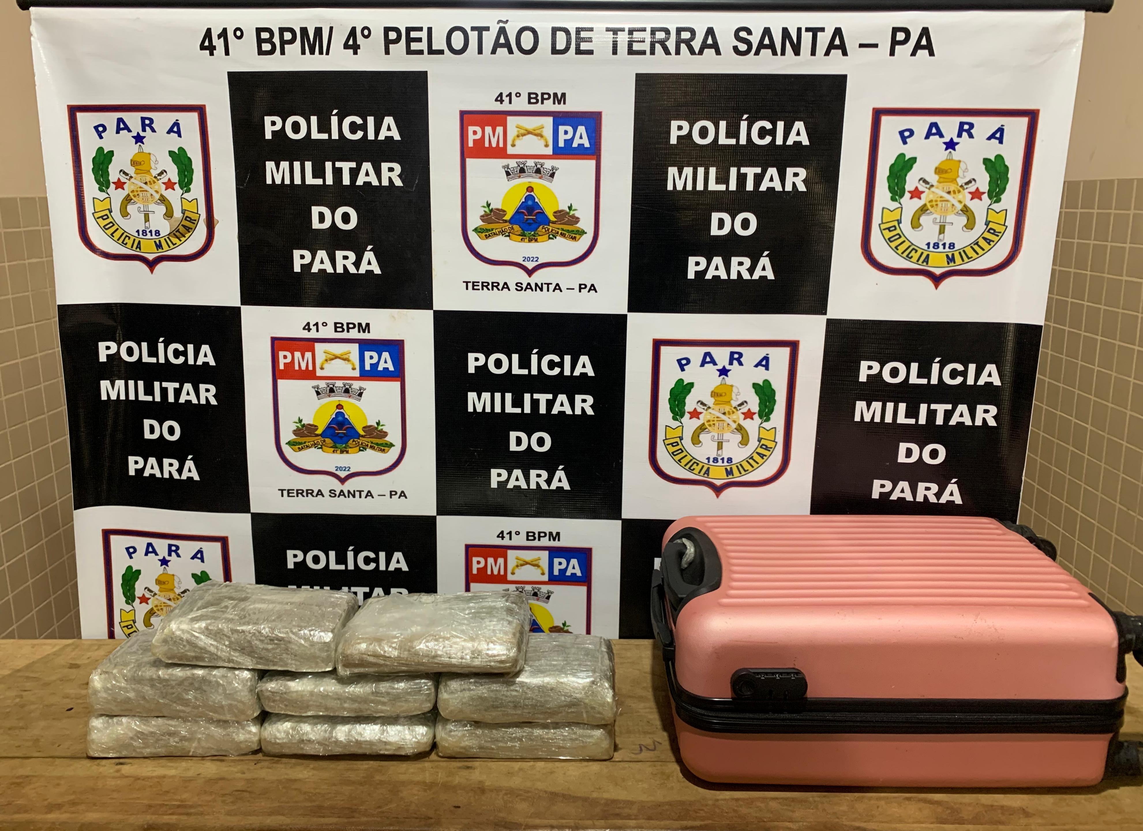 Homem é preso com 8 kg de 