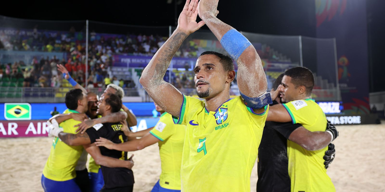 Brasil garante vaga na final da Copa do Mundo de Beach Soccer