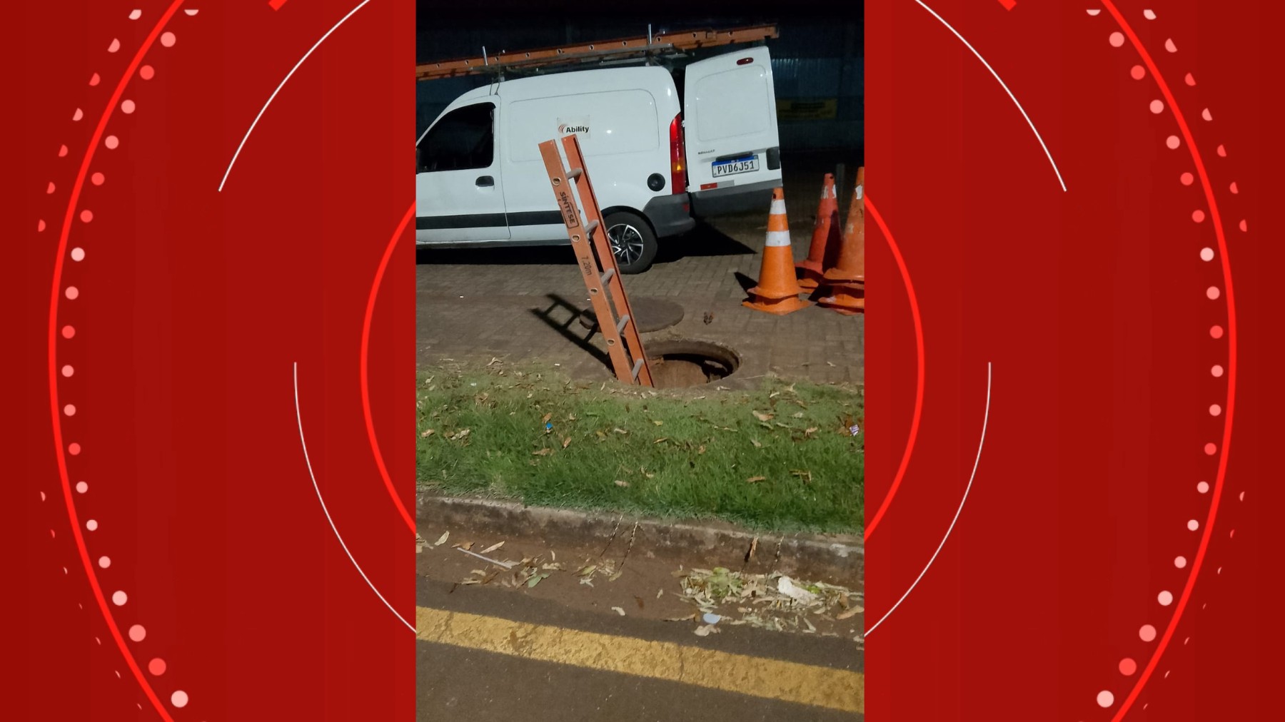 Disfarçados de técnicos, criminosos tentam furtar cabos em Londrina
