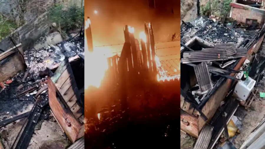 🔥 Família perde tudo em incêndio em Almirante Tamandaré e precisa de ajuda para recomeçar