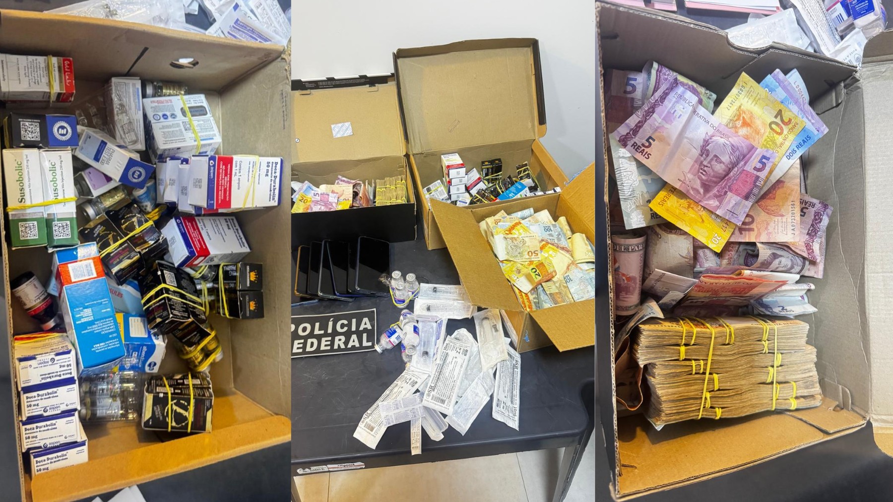 Falso médico é preso em Guaíra por vender anabolizantes ilegais vindos do Paraguai