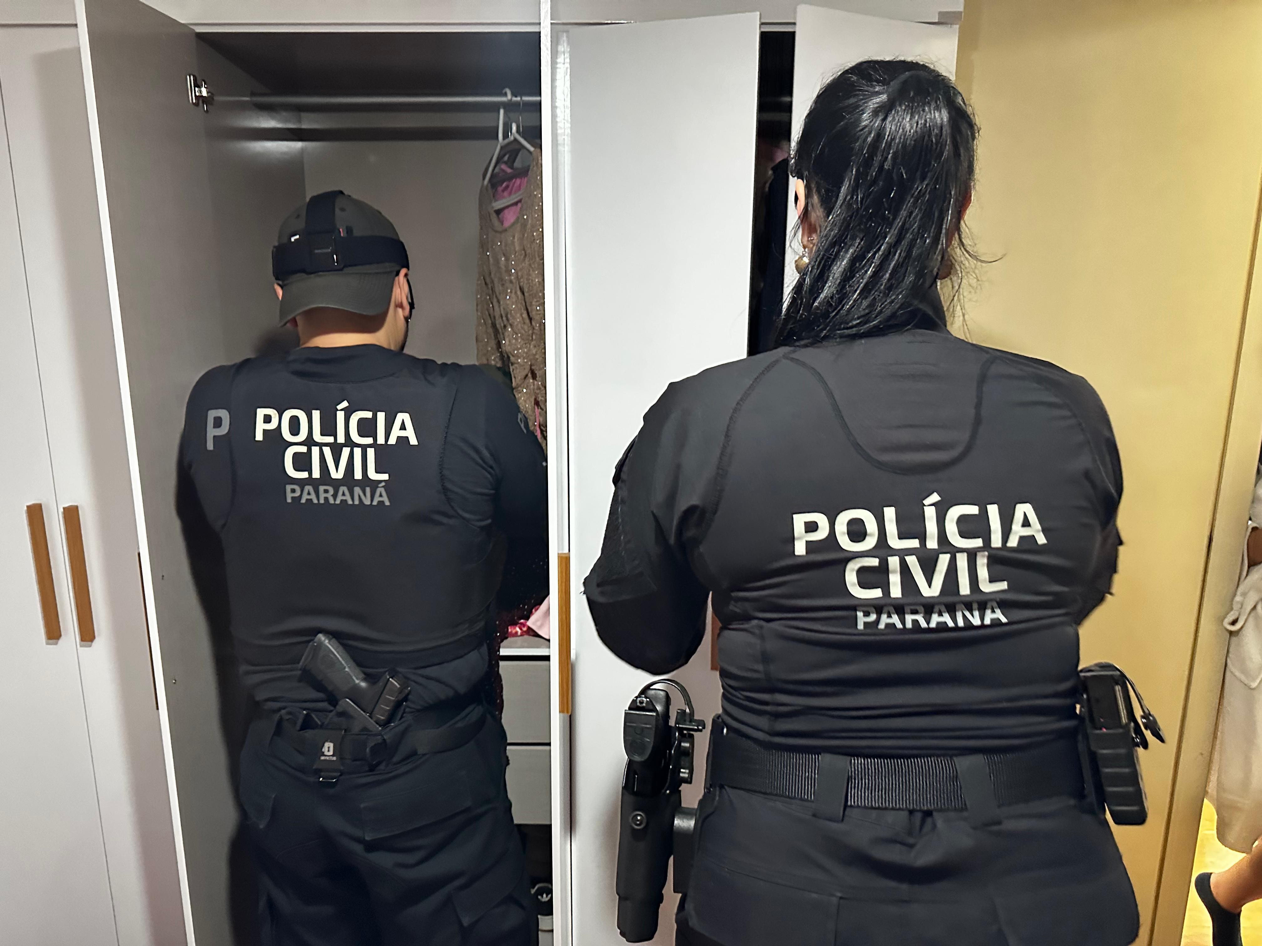 Operação da Polícia Civil do Paraná mira grupo suspeito de golpes e lavagem de dinheiro